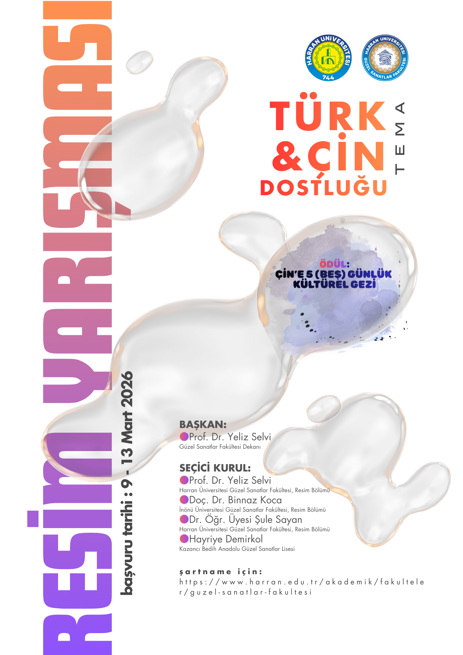 “ÇİN–TÜRK DOSTLUĞU” TEMALI RESİM YARIŞMASI